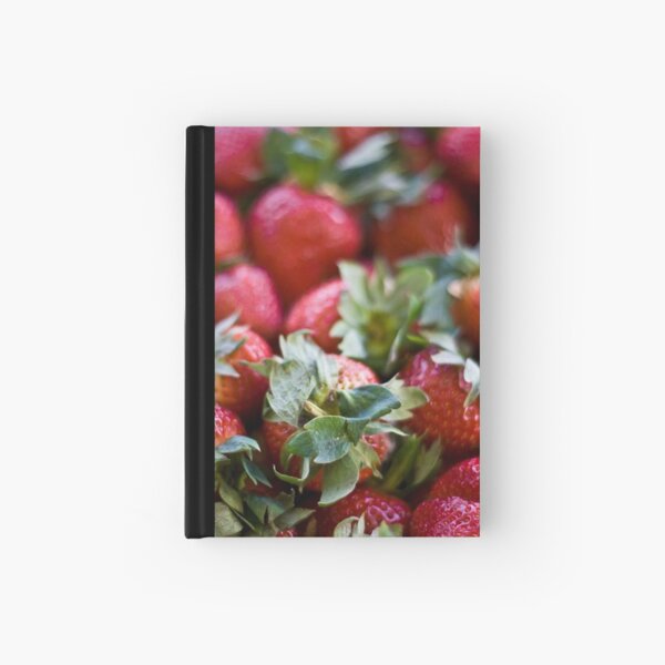 Strawberries Hardcover Journal