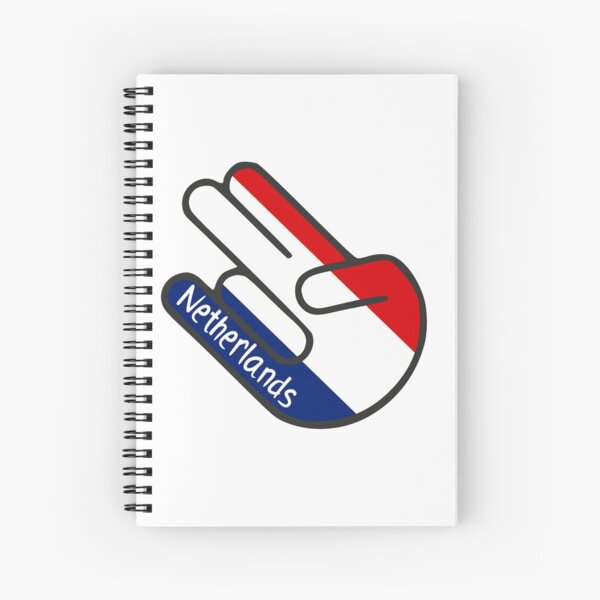 Shocker Hand Geste Niederlande Spiralblock
