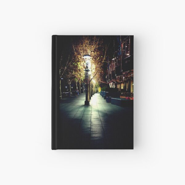 And I saw that the path was dark Hardcover Journal