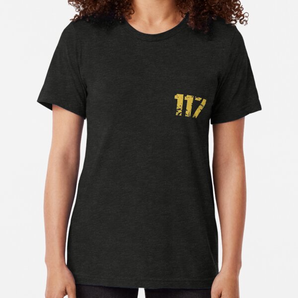 John 117 Gold Logo Tri-blend T-Shirt