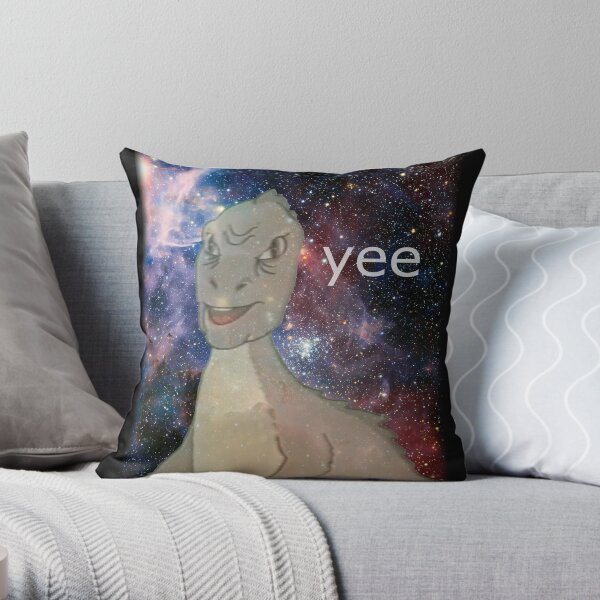 Cosmic Yee Throw Pillow