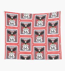 Route 66 American Tradicion, Route 66 sign Wall Tapestry