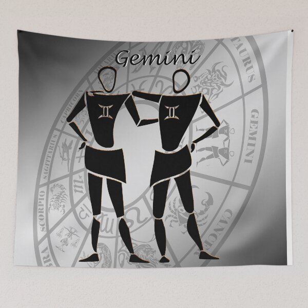 Item preview, Gemini Zodiac Sign - Shadow Style (Horoscope) designed and sold by PrintYourOwn.
