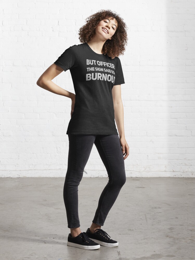  adidas Women's Burnout Short-Sleeve Tee, Black, Large