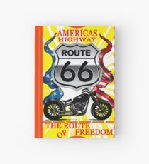 America Highway Route 66 the Route of Freedom Novelty Gifts. Hardcover Journal