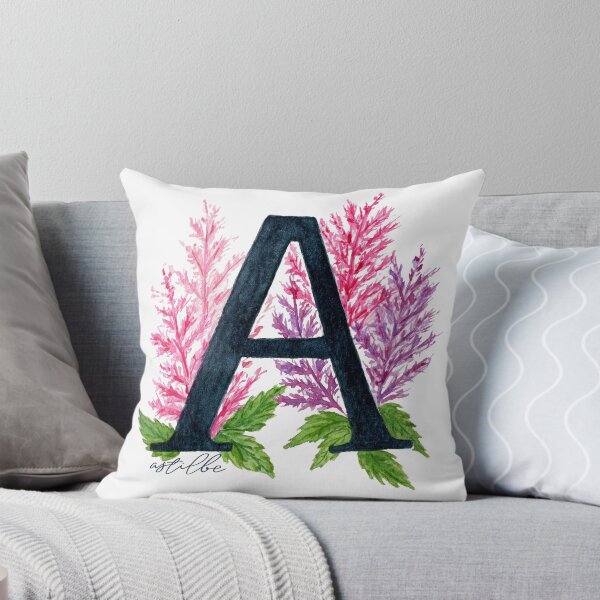 Item preview, A is for Astilbe - The Floral Alphabet Series designed and sold by Laura Jane Kirton.