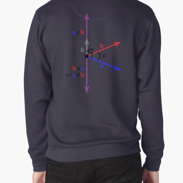 cross product, vector product #crossproduct #vectorproduct Pullover Sweatshirt