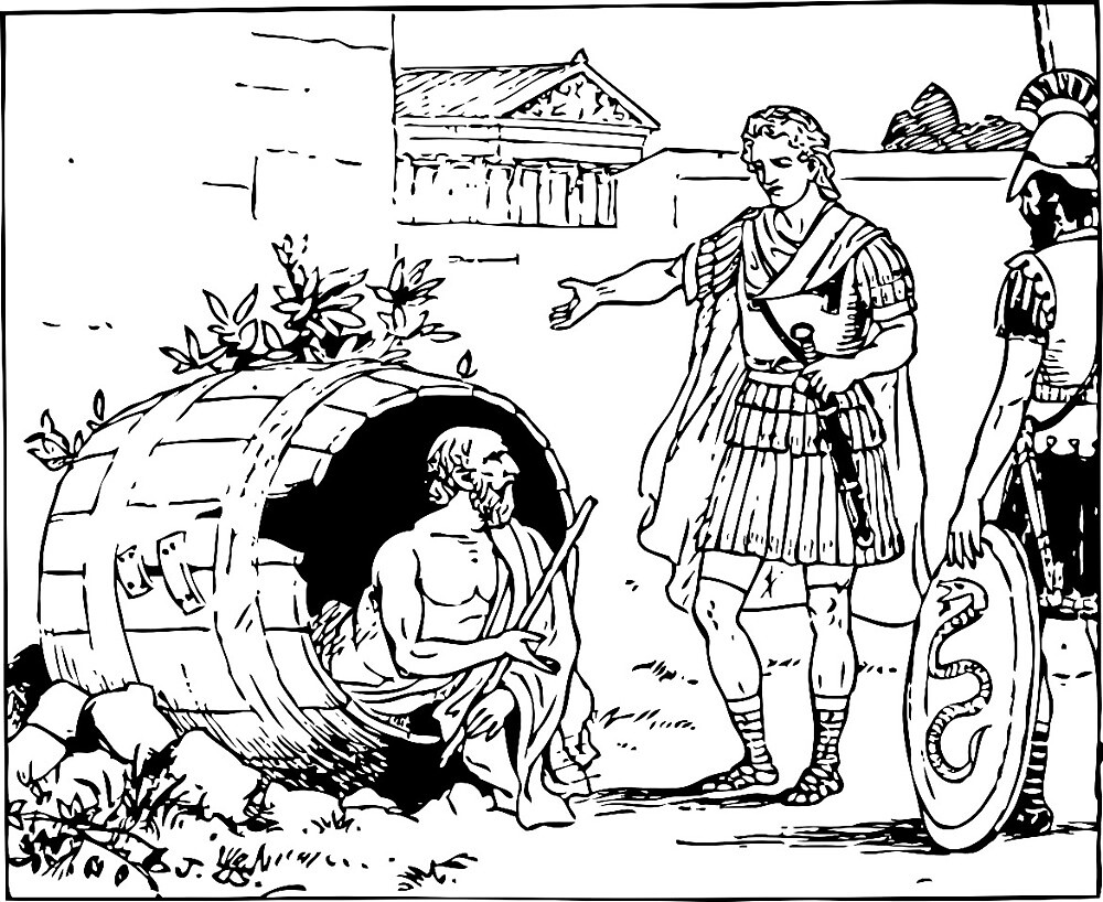 diogenes and alexander story