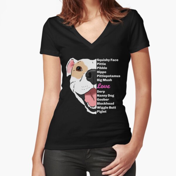 Item preview, Funny Pitbull Nicknames, Cute Smiling Pittie designed and sold by Furkid Studio.
