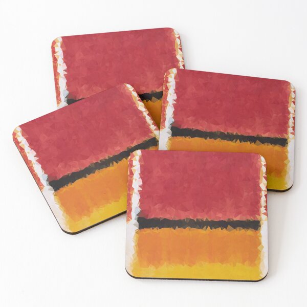 Item preview, Untitled After Rothko Low Poly Geometric Triangles designed and sold by Vicky Brago-Mitchell®.