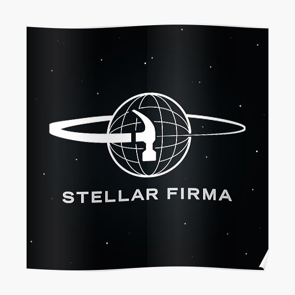 Stellar Firma Podcast Logo Poster