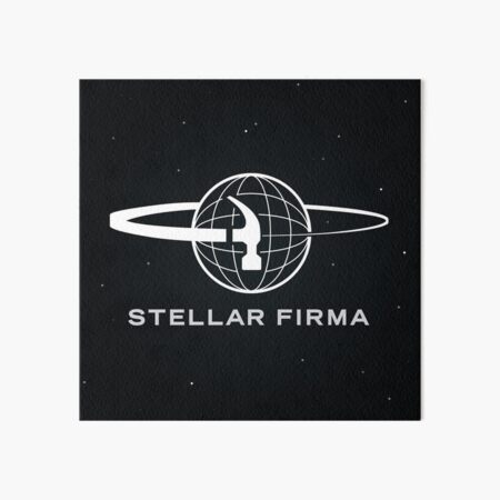 Stellar Firma Podcast Logo Art Board Print