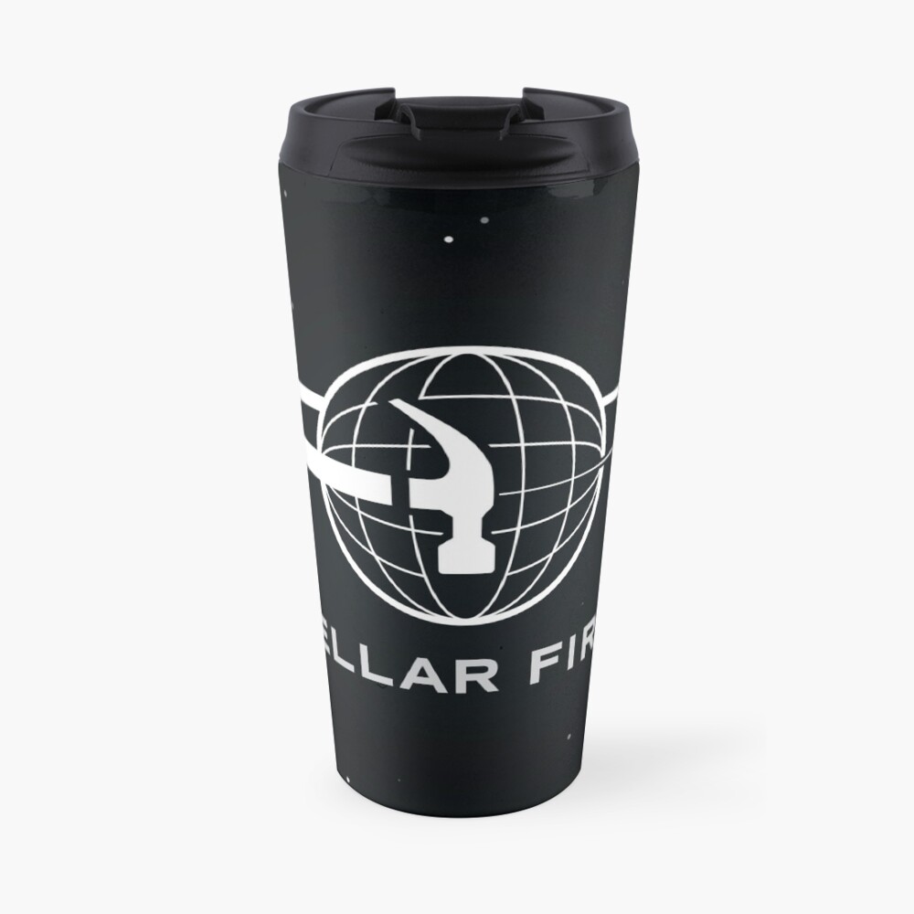 Stellar Firma Podcast Logo Travel Mug