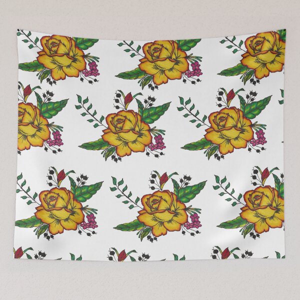 Item preview, Yellow Rose with Foliage designed and sold by TyesaHughes.