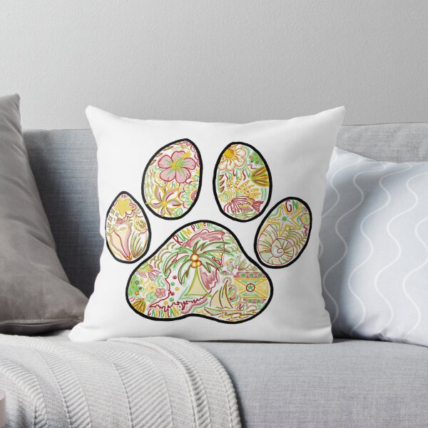 PAWPRINT - GRENADA Throw Pillow