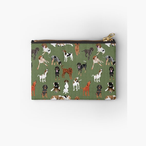 Item preview, Coonhounds on Olive  designed and sold by ArtofACoonhound.