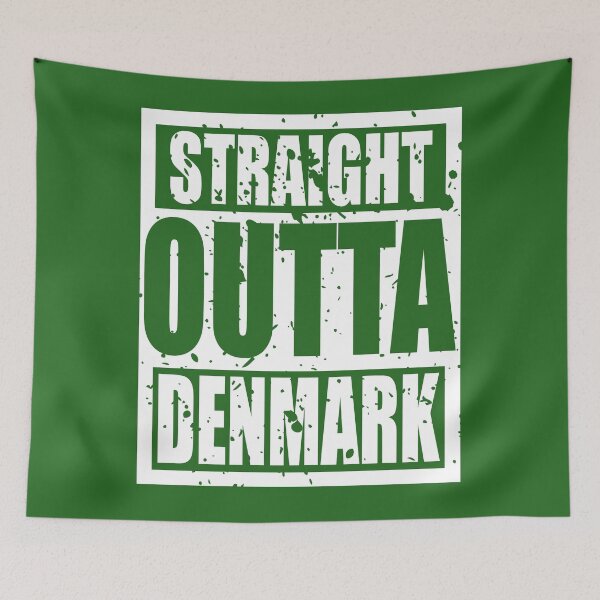 Item preview, Straight Outta Denmark TShirt designed and sold by Oles Bielienkyi.