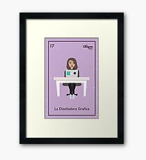 La Diseñador Grafica Framed Print
