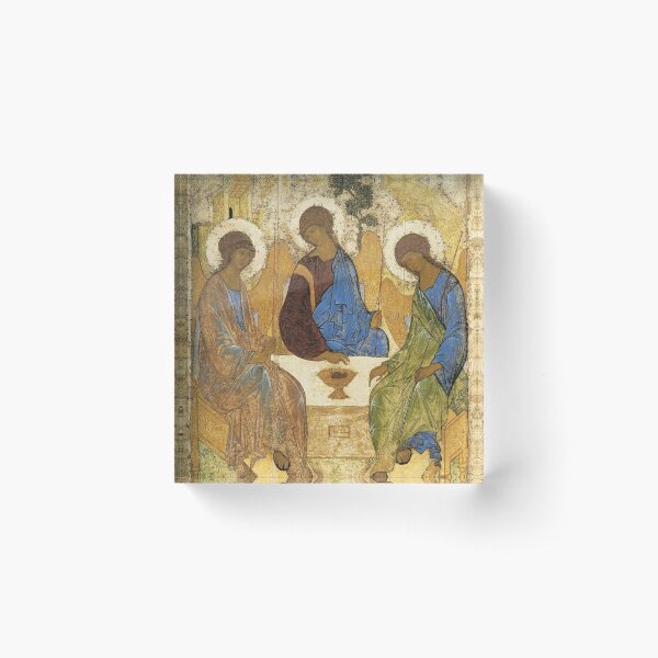 The Trinity : The Hospitality of Abraham Acrylic Block