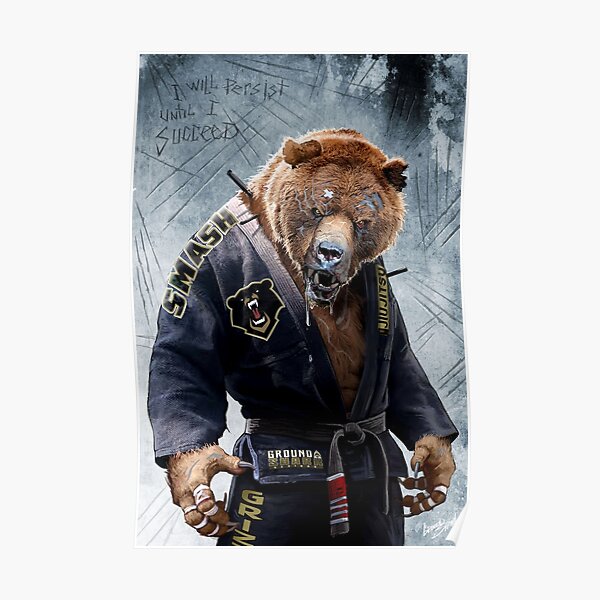 Grizzly Jiu Jitsu Poster