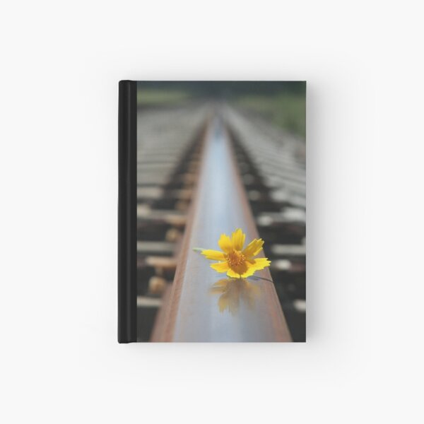 Waiting for the train... Hardcover Journal