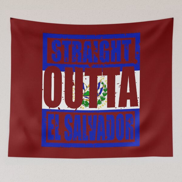 Item preview, Straight Outta El Salvador TShirt designed and sold by Oles Bielienkyi.