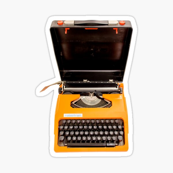 Vintage type writer ROBOTRON Sticker