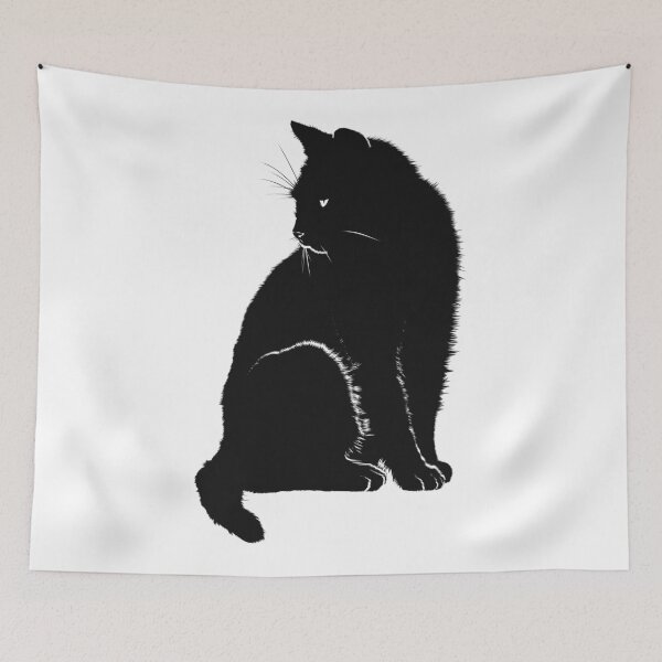 Item preview, Black cat designed and sold by fourretout.