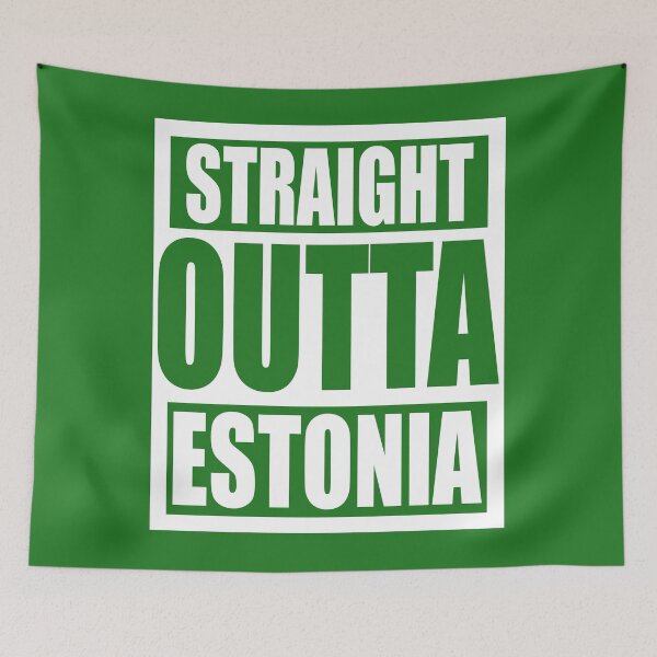 Item preview, Straight Outta Estonia TShirt designed and sold by Oles Bielienkyi.