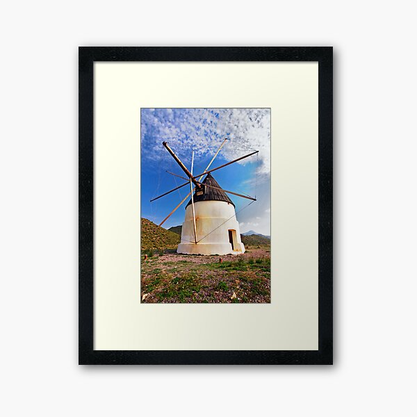 molino de Cabo de Gata Framed Art Print