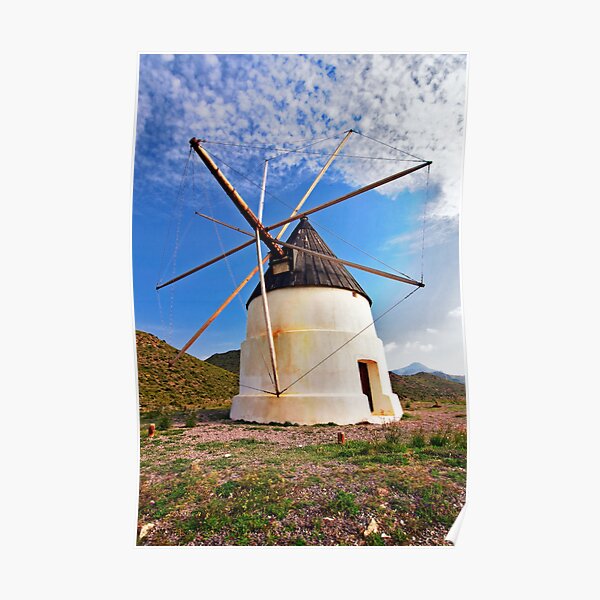 molino de Cabo de Gata Poster