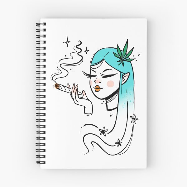 Aperçu de l'œuvre Ganja Girl Blue créée et vendue par eilykjenkins.