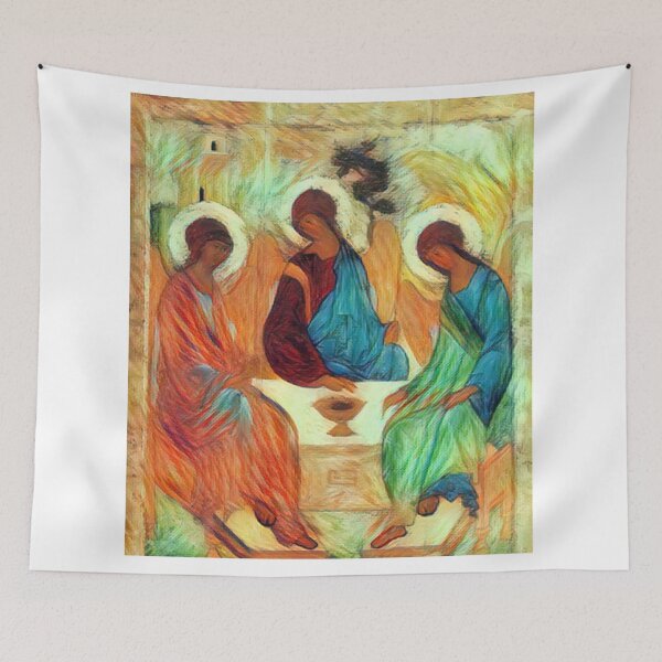 Item preview, The Trinity : The Hospitality of Abraham - Expressionism designed and sold by The Great  Art.