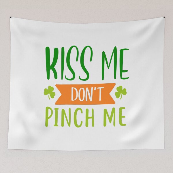 Item preview, Kiss Me Don't Pinch Me St Patricks Day Tees designed and sold by Oles Bielienkyi.