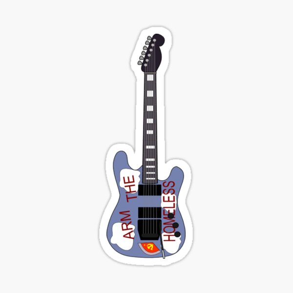 Tom Morello Arm the Homeless Guitar Sticker