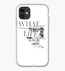 The Whole of it Calls for Tears - White iPhone Case