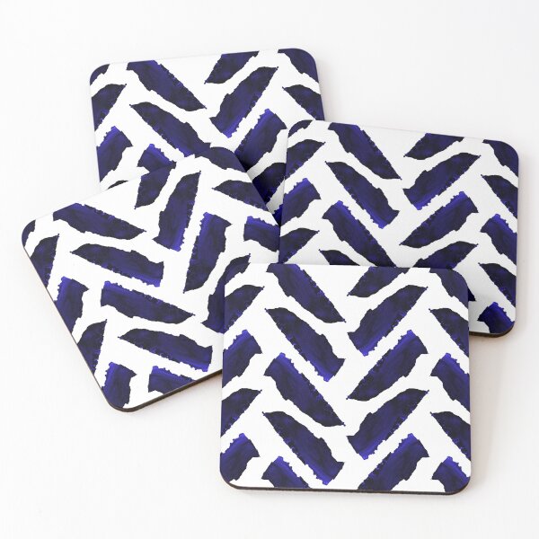 Item preview, Minimalist Navy Blue Herringbone designed and sold by cadinera.