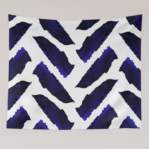 Item preview, Minimalist Navy Blue Herringbone designed and sold by cadinera.