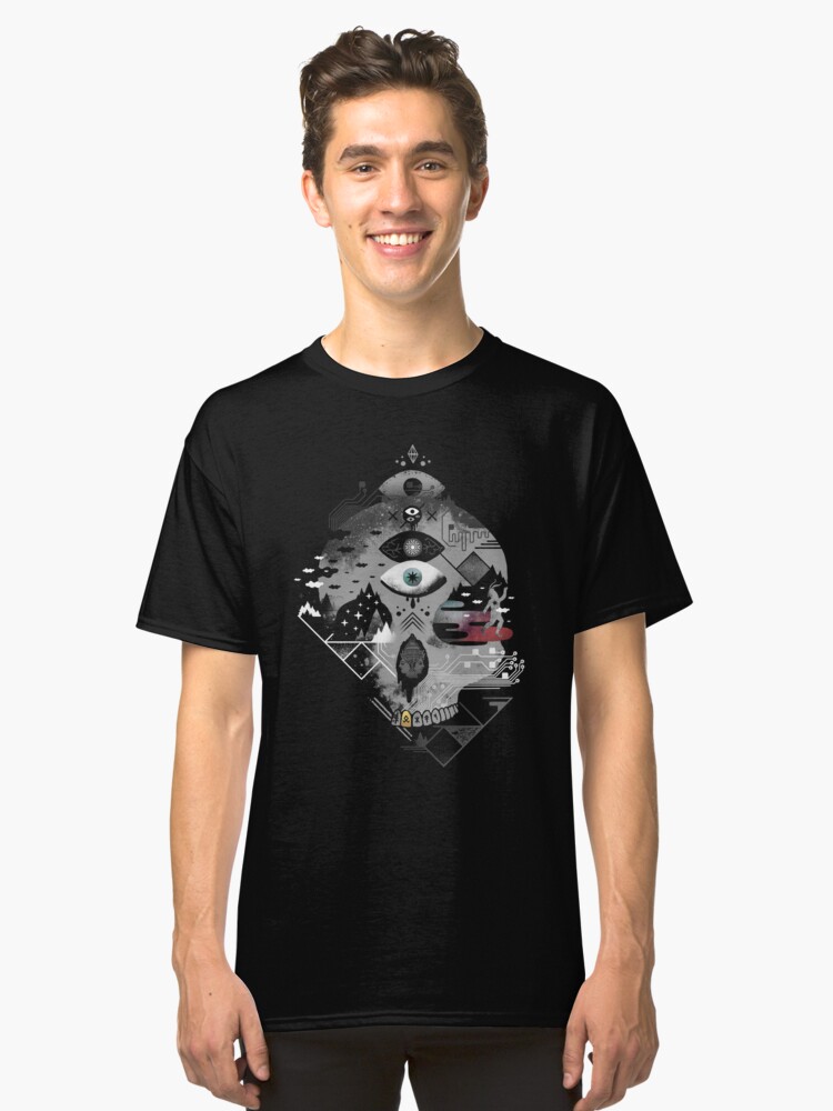 Alternate view of Old Gods, New Demons Classic T-Shirt