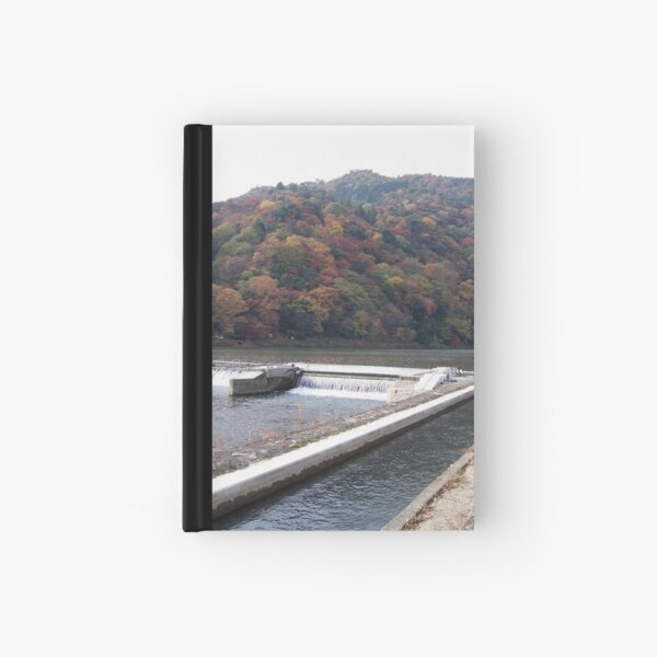 autumn in arashiyama Hardcover Journal