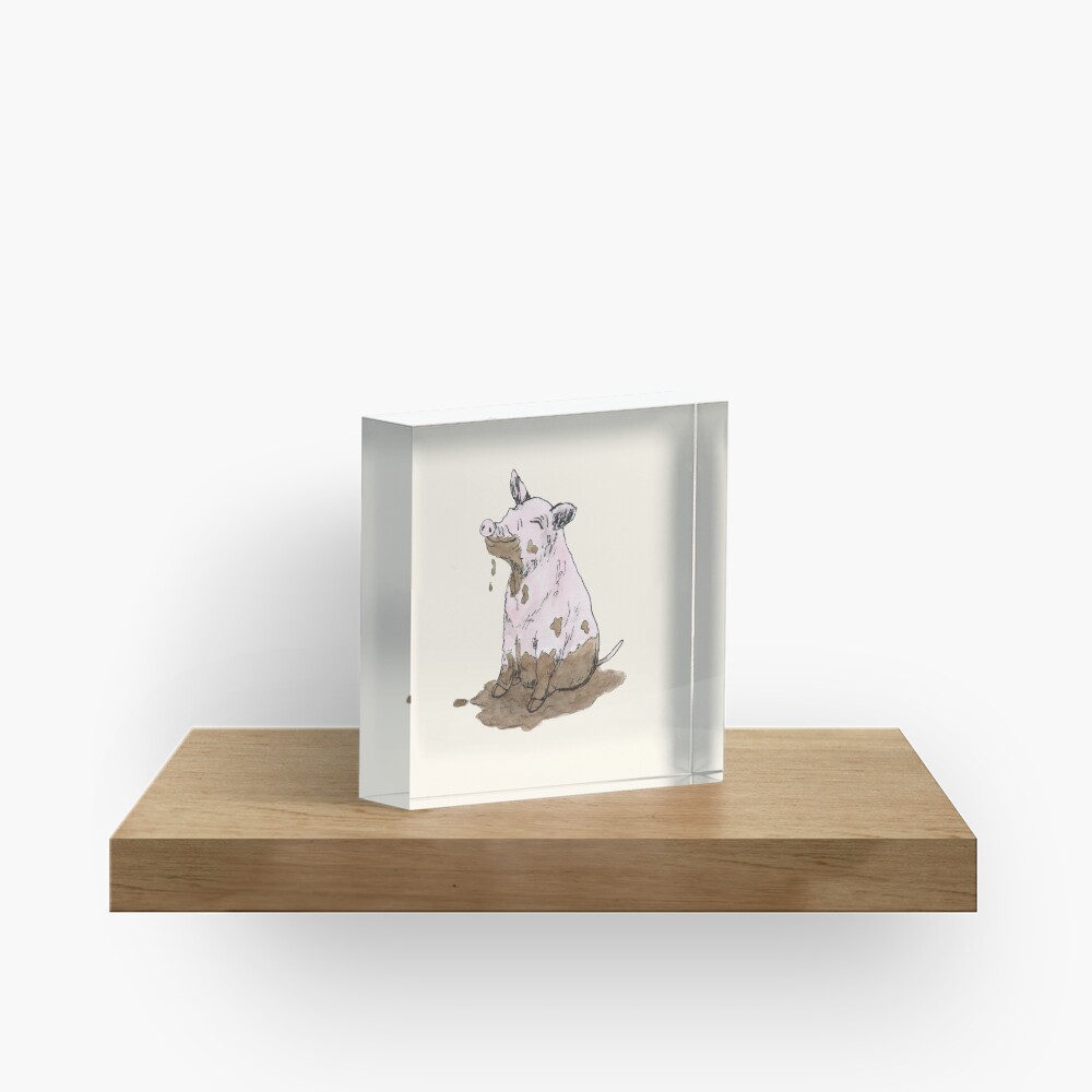Filthy Pig Acrylic Block