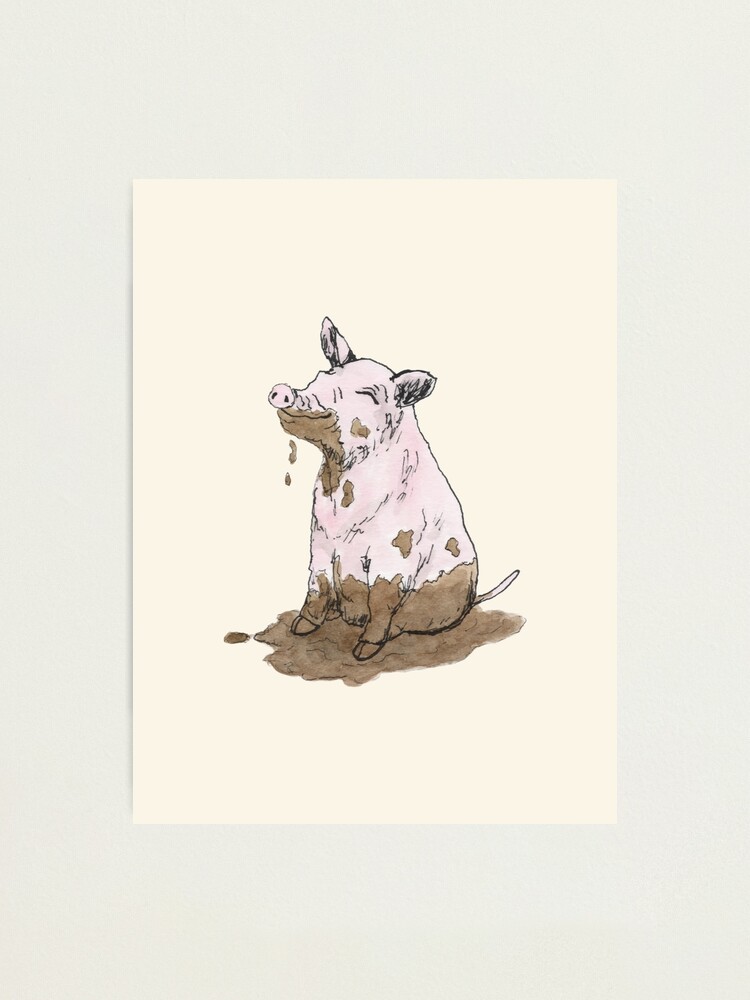 Alternate view of Filthy Pig Photographic Print