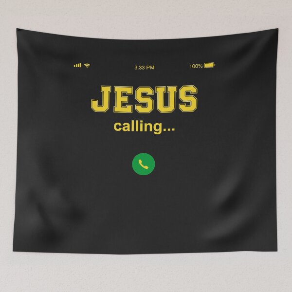 Item preview, Jesus is Calling Funny Christian For Teen Boy Girl designed and sold by hadleydesigns.