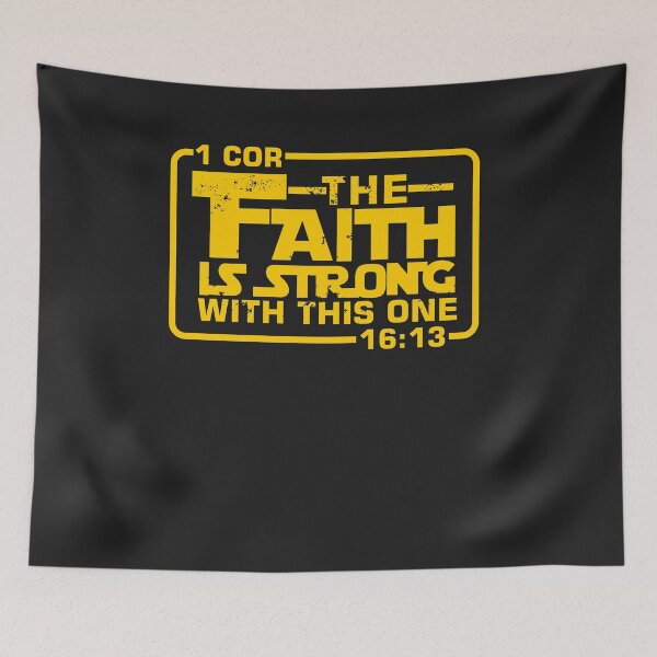 Item preview, The Faith is strong with this one Christian Funny designed and sold by hadleydesigns.