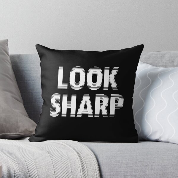 Look Sharp - Ilusión óptica Cojín