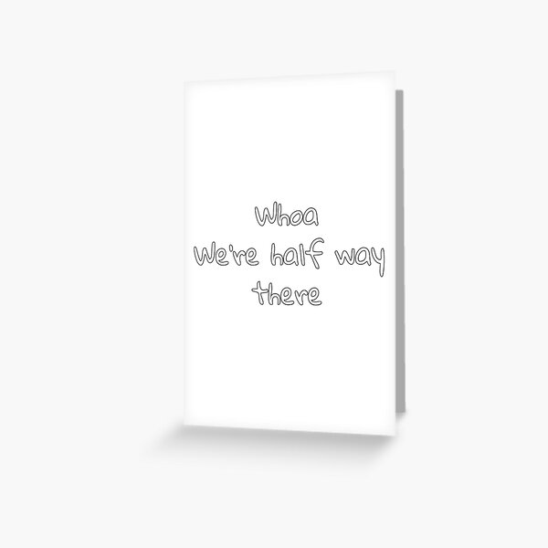 Bon Jovi - Living on a prayer Greeting Card