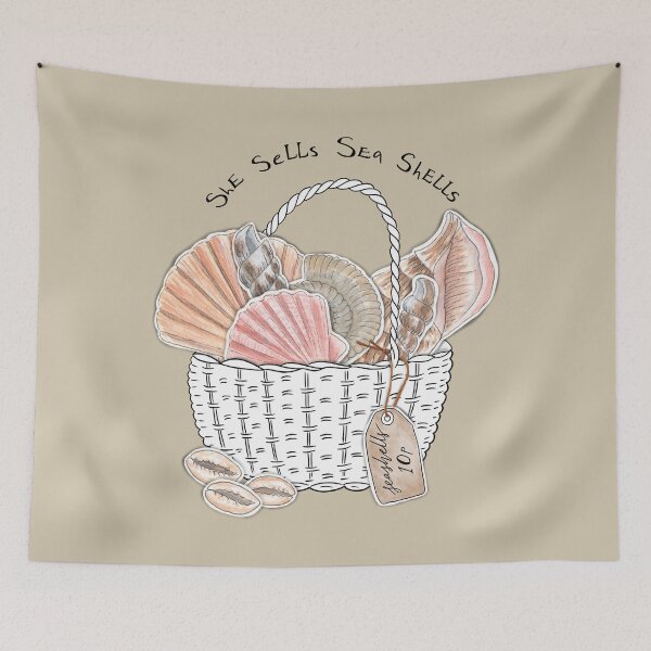 Item preview, She Sells Sea Shells designed and sold by Theodora Gould.