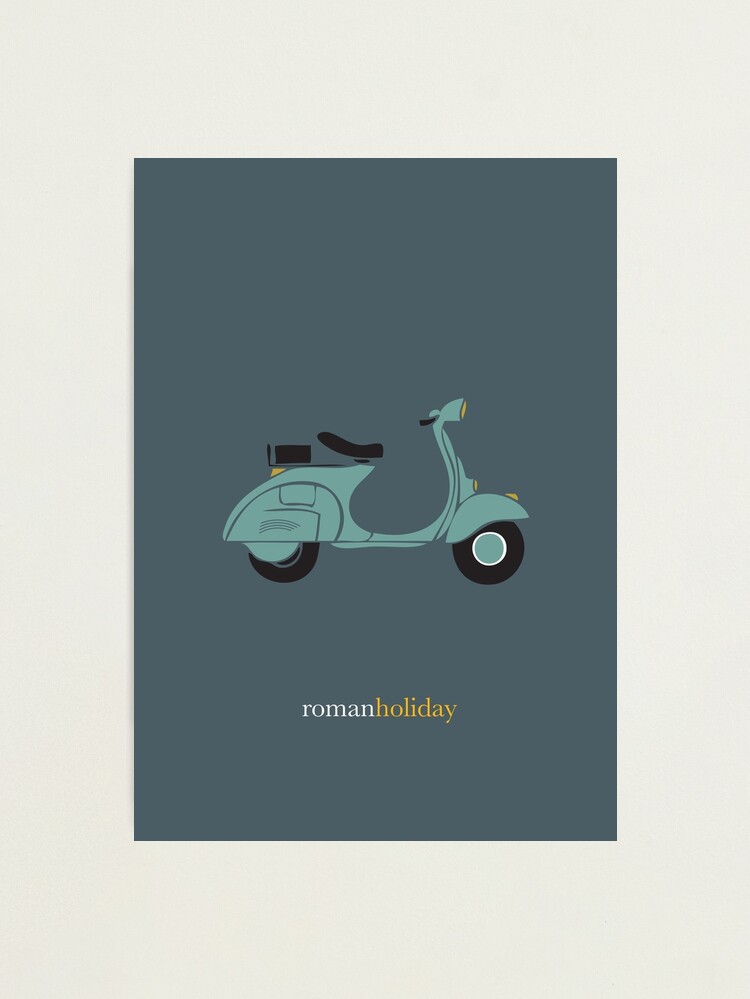 Alternate view of Roman Holiday - Alternative Movie Poster Photographic Print