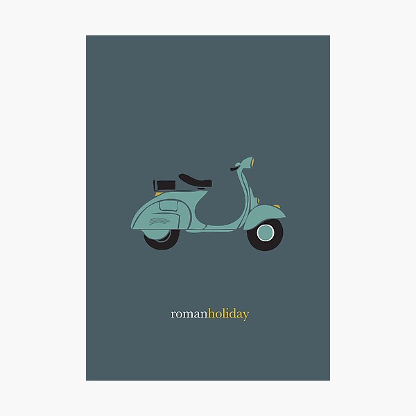 Roman Holiday - Alternative Movie Poster Photographic Print