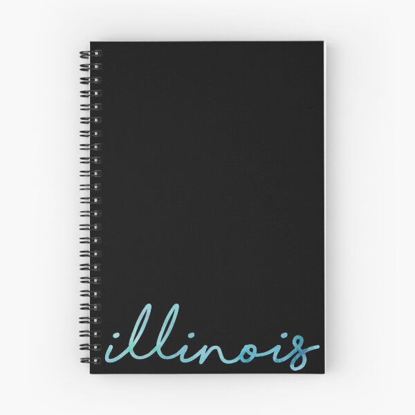 Item preview, illinois watercolor written in cursive designed and sold by Florapatel.